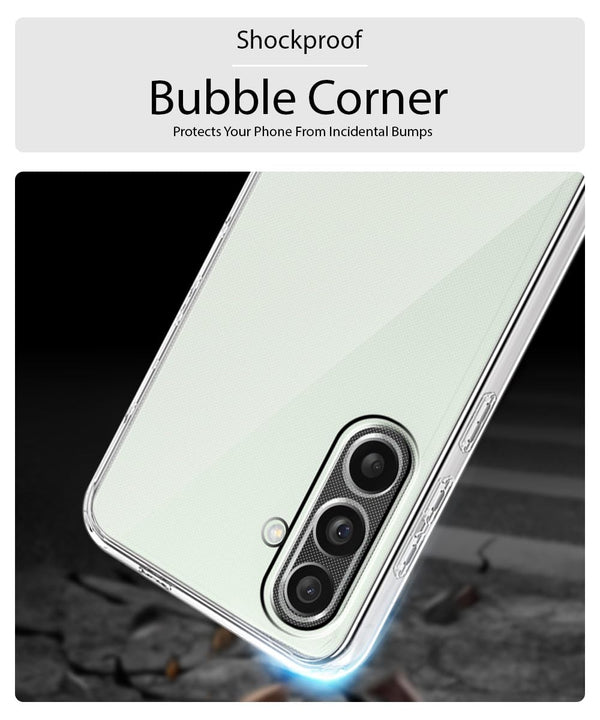 Mobielectro Clear Transparent Shockproof Scratch Resistant Protective Phone Case for Samsung M56 5G