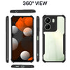 Mobielectro Camera Bump Protection | Slim Stylish 360 Protection Design |Crystal Clear | Shockproof Eagle Back Cover for RedMi 13C 4G|POCO C65 - Black