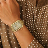 Regalia Quartz Analog with Day and Date Champagne Dial Gold Stainless Steel Strap watch for Men
