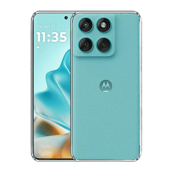 Mobielectro Soft Silicon Transparent |Scratch Resistant Clear Case for Moto Edge 60 Fusion 5G