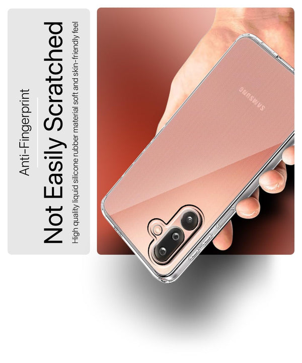 Mobielectro Clear Transparent Shockproof Scratch Resistant Protective Phone Case for Samsung M36 5G
