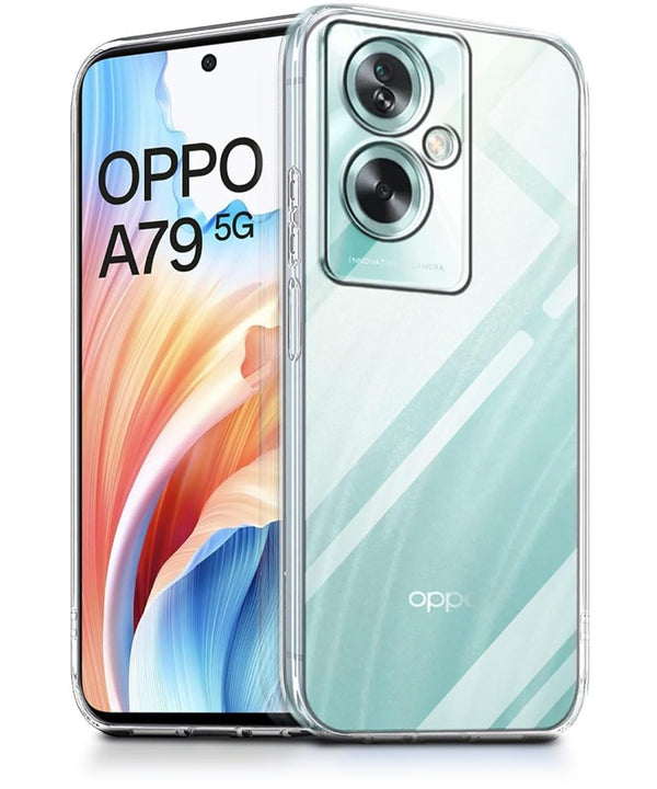 Mobielectro Clear Transparent Shockproof Scratch Resistant Protective Phone Case for Oppo A79 5G