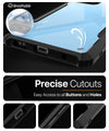 Mobielectro Camera Bump Protection | Slim Stylish 360 Protection Design |Crystal Clear | Shockproof Eagle Back Cover for Infinix Hot 30i - Black