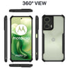 Mobielectro Camera Bump Protection | Slim Stylish 360 Protection Design |Crystal Clear | Shockproof Eagle Back Cover for Moto G24 Power - Black