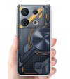 Mobielectro Clear Transparent Shockproof Scratch Resistant Protective Phone Case for Infinix GT 10 Pro