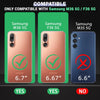 Mobielectro Clear Transparent Shockproof Scratch Resistant Protective Phone Case for Samsung F36
