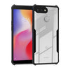 Mobielectro Camera Bump Protection | Slim Stylish 360 Protection Design |Crystal Clear | Shockproof Eagle Back Cover for RedMi 6 - Black