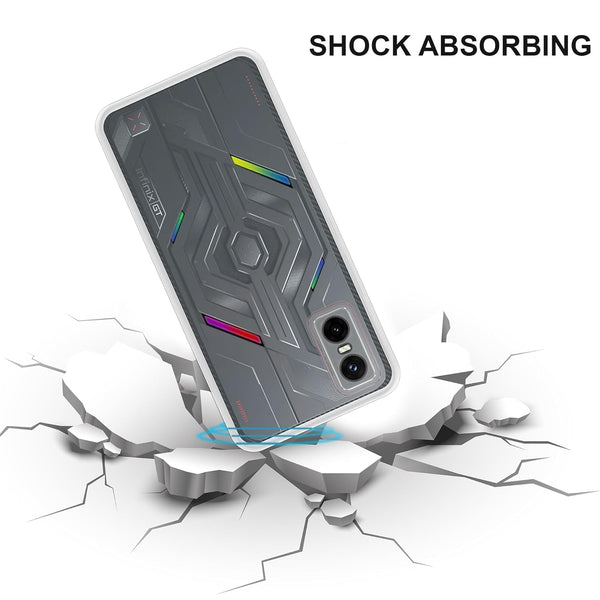 Mobielectro Clear Transparent Shockproof Scratch Resistant Protective Phone Case for Infinix GT 30 Pro 5G