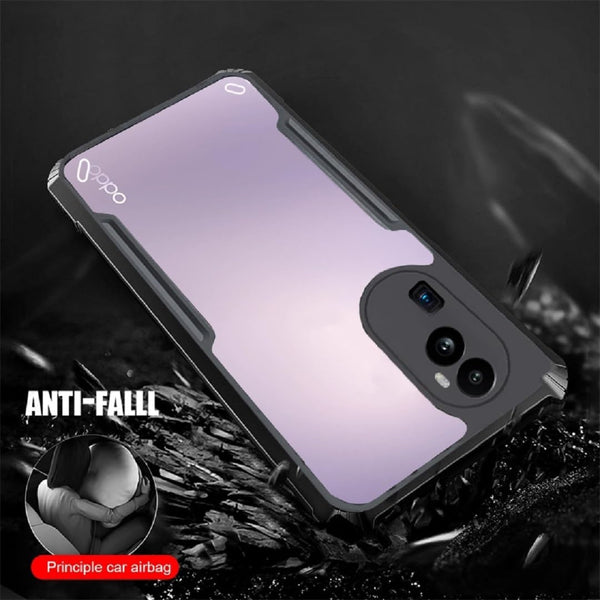 Mobielectro Camera Bump Protection | Slim Stylish 360 Protection Design |Crystal Clear | Shockproof Eagle Back Cover for Oppo RENO 10 Pro Plus 5G - Black