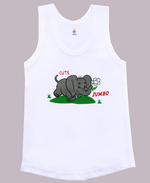T.T. Cool Kids Pack Of 5 Printed Pure Cotton Innerwear Vest