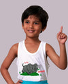 T.T. Cool Kids Pack Of 5 Printed Pure Cotton Innerwear Vest