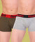 T.T. Men Addy Trunk Solid Pack Of 2 Assorted Colors