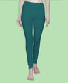 T.T. Women Solid Chudidar Cotton Lycra Cool Leggings -Emerald Green