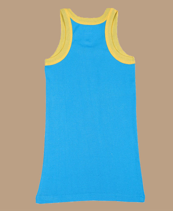 T.T. Kids Titanic Gym Vest Pack Of 3 Red-Grey-Trqs