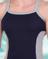 T.T. Men DesignerGym Vest Pack Of 2 Black-Red-Navy-Grey