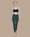 T.T. Women Solid Chudidar Cotton Lycra Cool Leggings -Ink Blue - Military Green( Free Size)