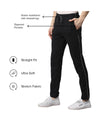 T.T. Men|Cotton Trackpant With Zipper Pocket|Regular Fit|Elastic Waist With Drawstring, Ultra Soft Stretch Fabric – Gym, Sports & Casual Wear With Side Piping||Black