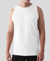 Almo Men’S Cotton Vest|Premium Melange Cotton|Regular Fit|Soft, Breathable, Fade-Resistant | Anti-Bacterial & Lightweight | Ideal For Gym/Sports Activities|Pack Of 2|Ice Melt::White