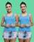 T.T. Women Racerback Vest Turquoise