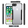 Mobielectro Camera Bump Protection | Slim Stylish 360 Protection Design |Crystal Clear | Shockproof Eagle Back Cover for iPhone 6 Plus- Black