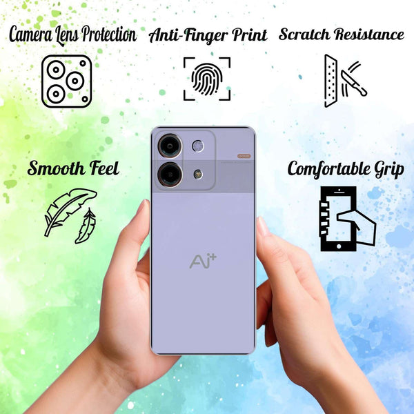 Mobielectro Clear Transparent Shockproof Scratch Resistant Protective Phone Case for Ai+ Nova 5G