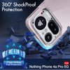 Mobielectro Clear Transparent Shockproof Scratch Resistant Protective Phone Case for Nothing Phone 4A Pro 5G