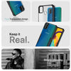 Mobielectro Camera Bump Protection | Slim Stylish 360 Protection Design |Crystal Clear | Shockproof Eagle Back Cover for Samsung M30S - Black