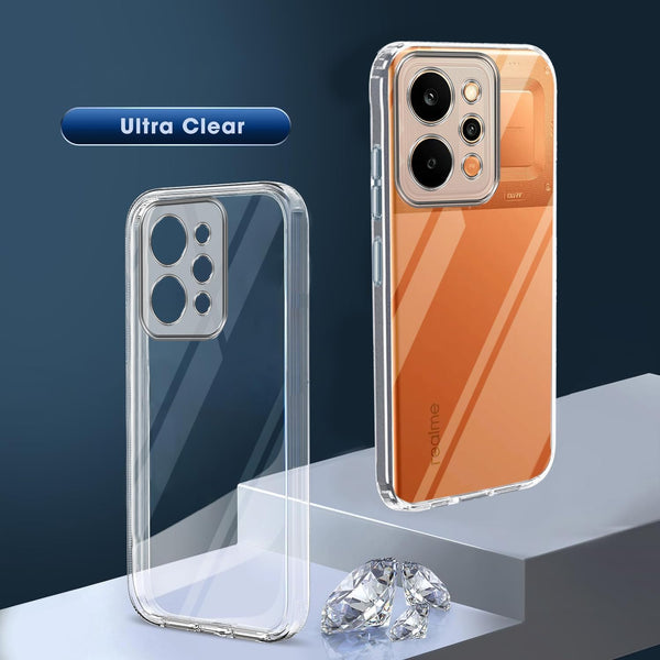 Mobielectro Clear Transparent Shockproof Scratch Resistant Protective Phone Case for Realme P4 Power