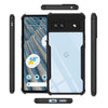 Mobielectro Camera Bump Protection | Slim Stylish 360 Protection Design |Crystal Clear | Shockproof Eagle Back Cover for Pixel 7A - Black