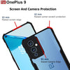 Mobielectro Camera Bump Protection | Slim Stylish 360 Protection Design |Crystal Clear | Shockproof Eagle Back Cover for OnePlus 9 - Black