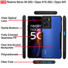 Mobielectro Camera Bump Protection | Slim Stylish 360 Protection Design |Crystal Clear | Shockproof Eagle Back Cover for Oppo A57 5G | Oppo K10|Realme Narzo 50 - Black