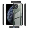 Mobielectro Camera Bump Protection | Slim Stylish 360 Protection Design |Crystal Clear | Shockproof Eagle Back Cover for iPhone 11 Pro Max - Black