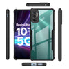Mobielectro Camera Bump Protection | Slim Stylish 360 Protection Design |Crystal Clear | Shockproof Eagle Back Cover for RedMi Note 10T - Black