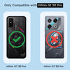 Mobielectro Clear Transparent Shockproof Scratch Resistant Protective Phone Case for Infinix GT 30 Pro 5G