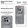 Mobielectro Clear Transparent Shockproof Scratch Resistant Protective Phone Case for Nothng Phone 3A Pro 5G