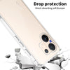 Mobielectro Clear Transparent Shockproof Scratch Resistant Protective Phone Case for Vivo V60 5G