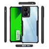 Mobielectro Camera Bump Protection | Slim Stylish 360 Protection Design |Crystal Clear | Shockproof Eagle Back Cover for RedMi K50i 5G - Black