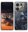 Mobielectro Clear Transparent Shockproof Scratch Resistant Protective Phone Case for Infinix GT 10 Pro
