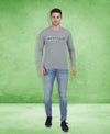 HiFlyers Men Grey Regular Fit Printed Round Neck T-Shirt
