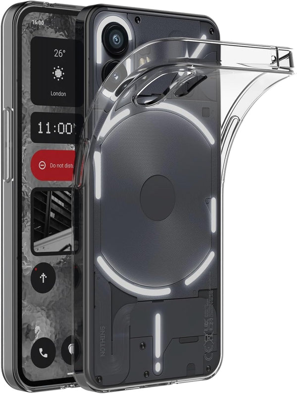 Mobielectro Clear Transparent Shockproof Scratch Resistant Protective Phone Case for Nothing Phone 2 5G