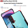 Mobielectro Camera Bump Protection | Slim Stylish 360 Protection Design |Crystal Clear | Shockproof Eagle Back Cover for OnePlus Nord CE- Black