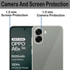 Mobielectro Clear Transparent Shockproof Scratch Resistant Protective Phone Case for Oppo A6X 5G