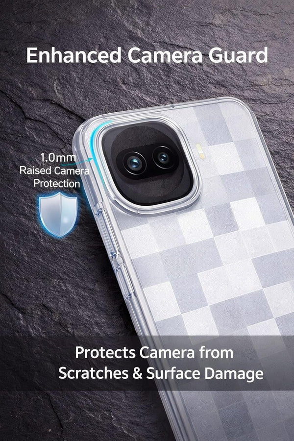 Mobielectro Clear Transparent Shockproof Scratch Resistant Protective Phone Case for IQOO 15R 5G