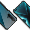 Mobielectro Camera Bump Protection | Slim Stylish 360 Protection Design |Crystal Clear | Shockproof Eagle Back Cover for Realme X50 - Black