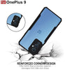 Mobielectro Camera Bump Protection | Slim Stylish 360 Protection Design |Crystal Clear | Shockproof Eagle Back Cover for OnePlus 9 - Black