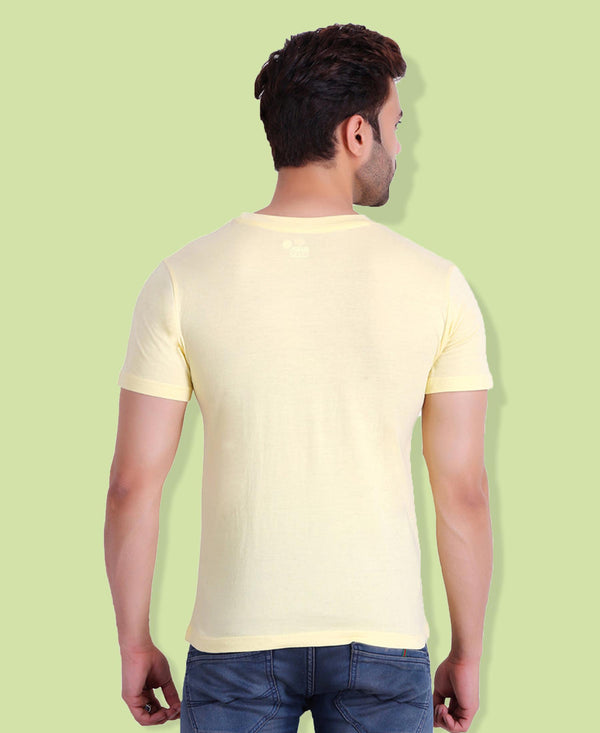 T.T. Cool Men T-Shirts Pack Of 3Lemon-Navy-Beige