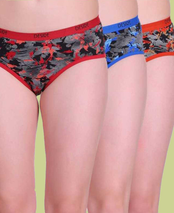 T.T. Womens Hi-Cut Panty Pack Of 3
