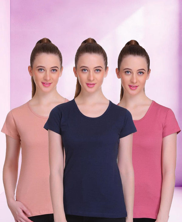 T.T. Womens T Shirt - Pack Of 3