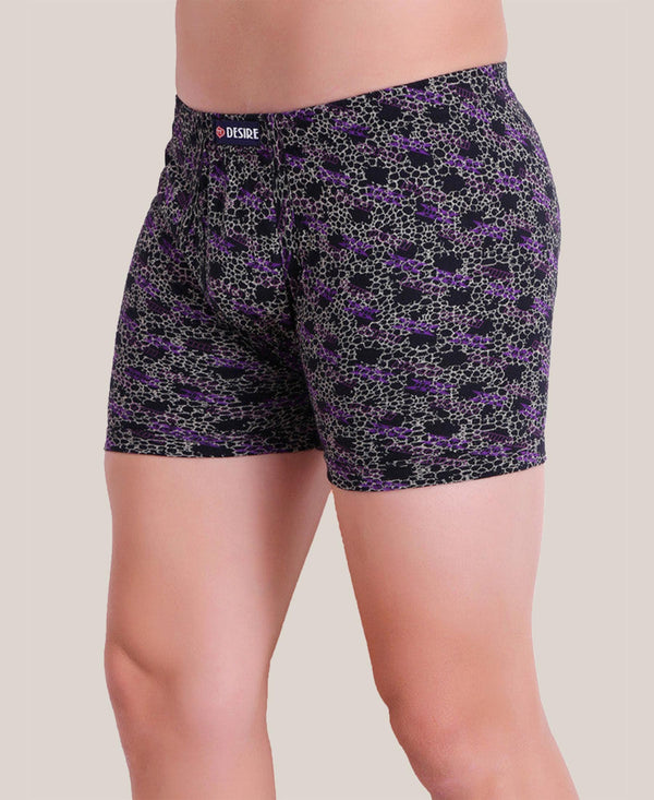 T.T. Mens Desire Printed Longtrunk Pack Of 10 Assorted