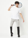 HiFlyers Mens GreyRegular Fit Cut & Sew Sports Trackpant( 4 Way Strachable)